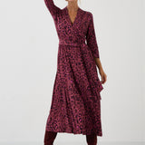 LIBERTY DRESS bloody leo print