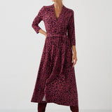 LIBERTY DRESS bloody leo print