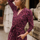 LIBERTY DRESS bloody leo print