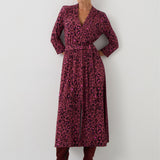 LIBERTY DRESS bloody leo print
