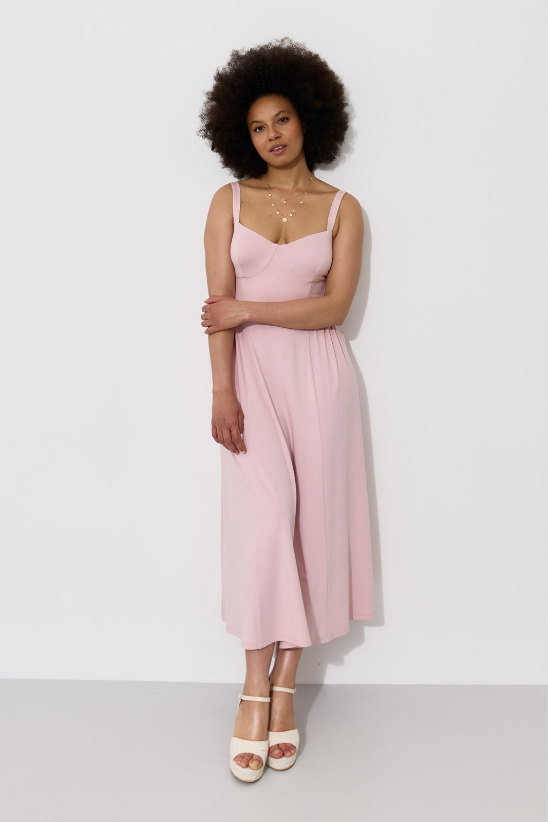 Sukienka BUENA VISTA pastel pink
