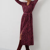 LIBERTY DRESS bloody leo print