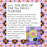 Kwiatowy print lat 70. w pastelowych kolorach – nowoczesna, nostalgiiczna grafika tekstylna