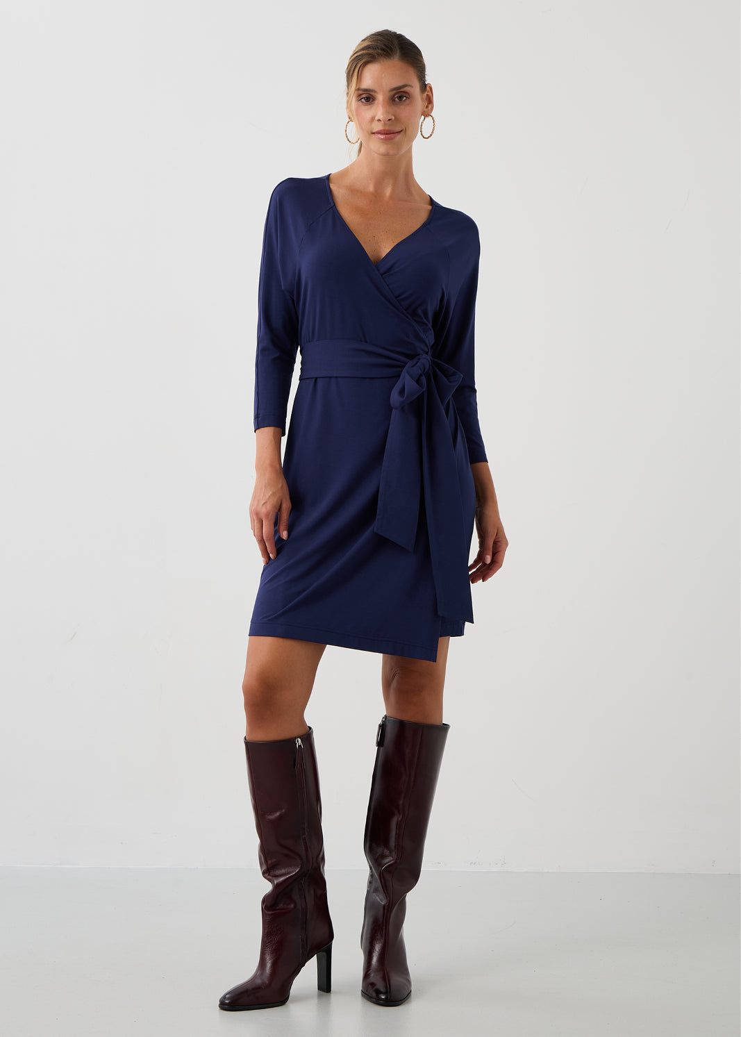 Goddess Dress Above the Knee Night Navy