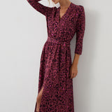 LIBERTY DRESS bloody leo print