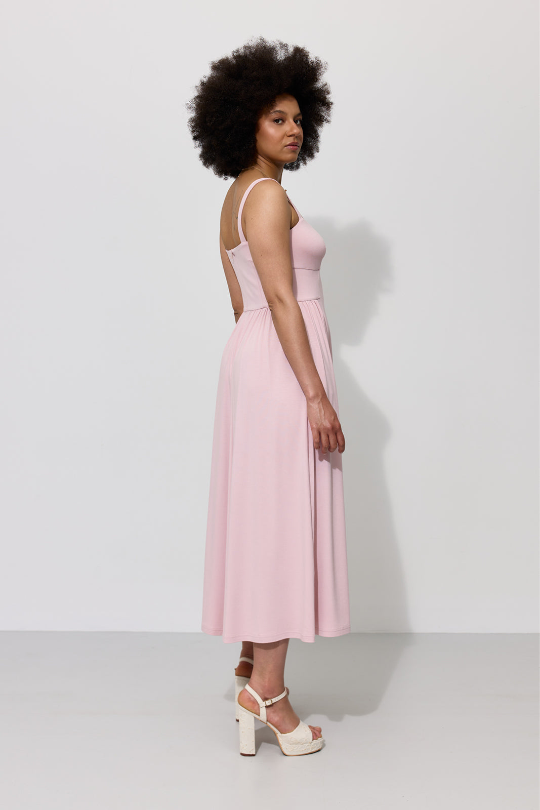Sukienka BUENA VISTA pastel pink