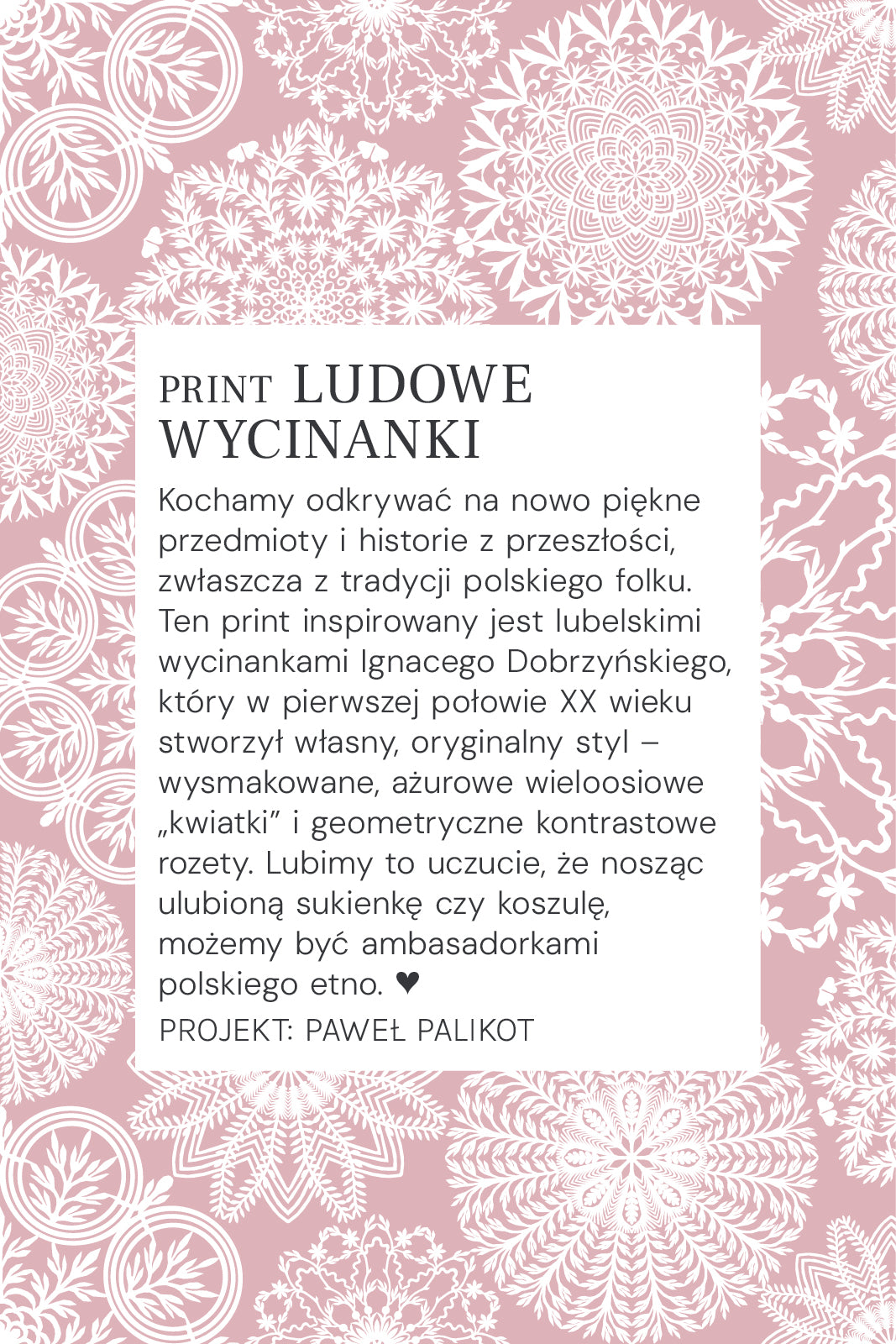 Print ludowe wycinanki – wzory inspirowane polskim folklorem, idealne na sukienki i koszule