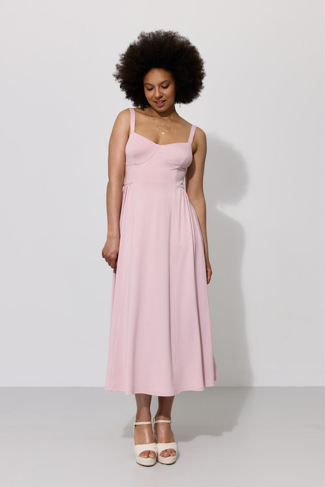 Sukienka BUENA VISTA pastel pink