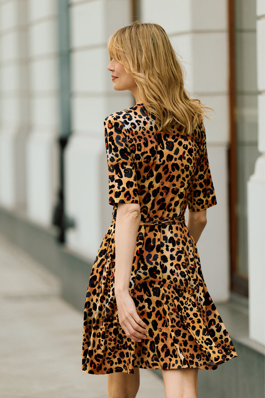 Sukienka CRAZY IN LOVE print wild leo