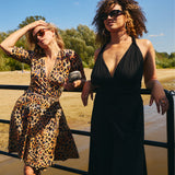 Sukienka CRAZY IN LOVE print wild leo