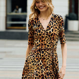 Sukienka CRAZY IN LOVE print wild leo
