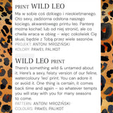 Sukienka CRAZY IN LOVE print wild leo