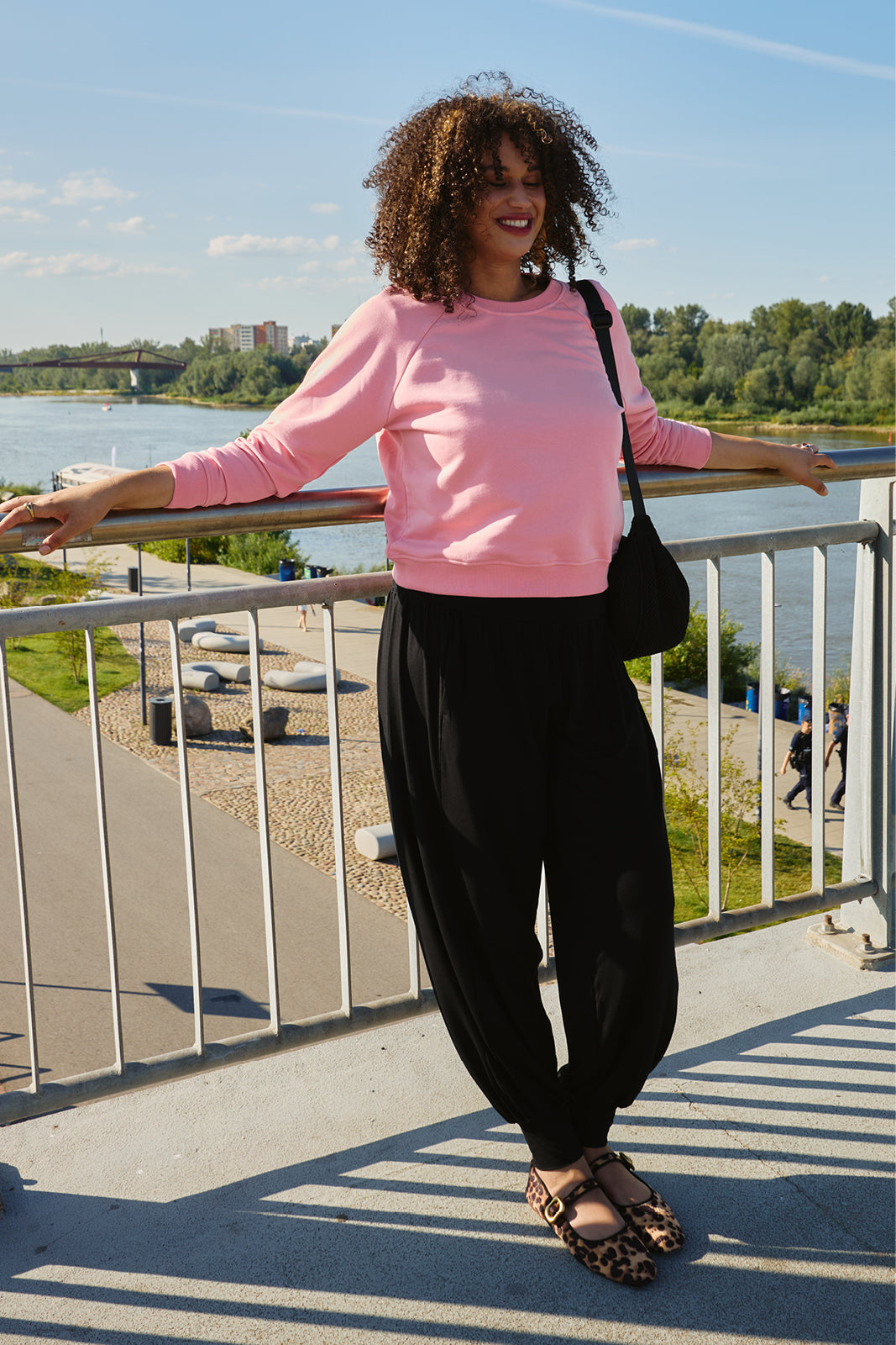NEW IN TOWN Black trousers