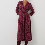 LIBERTY DRESS bloody leo print