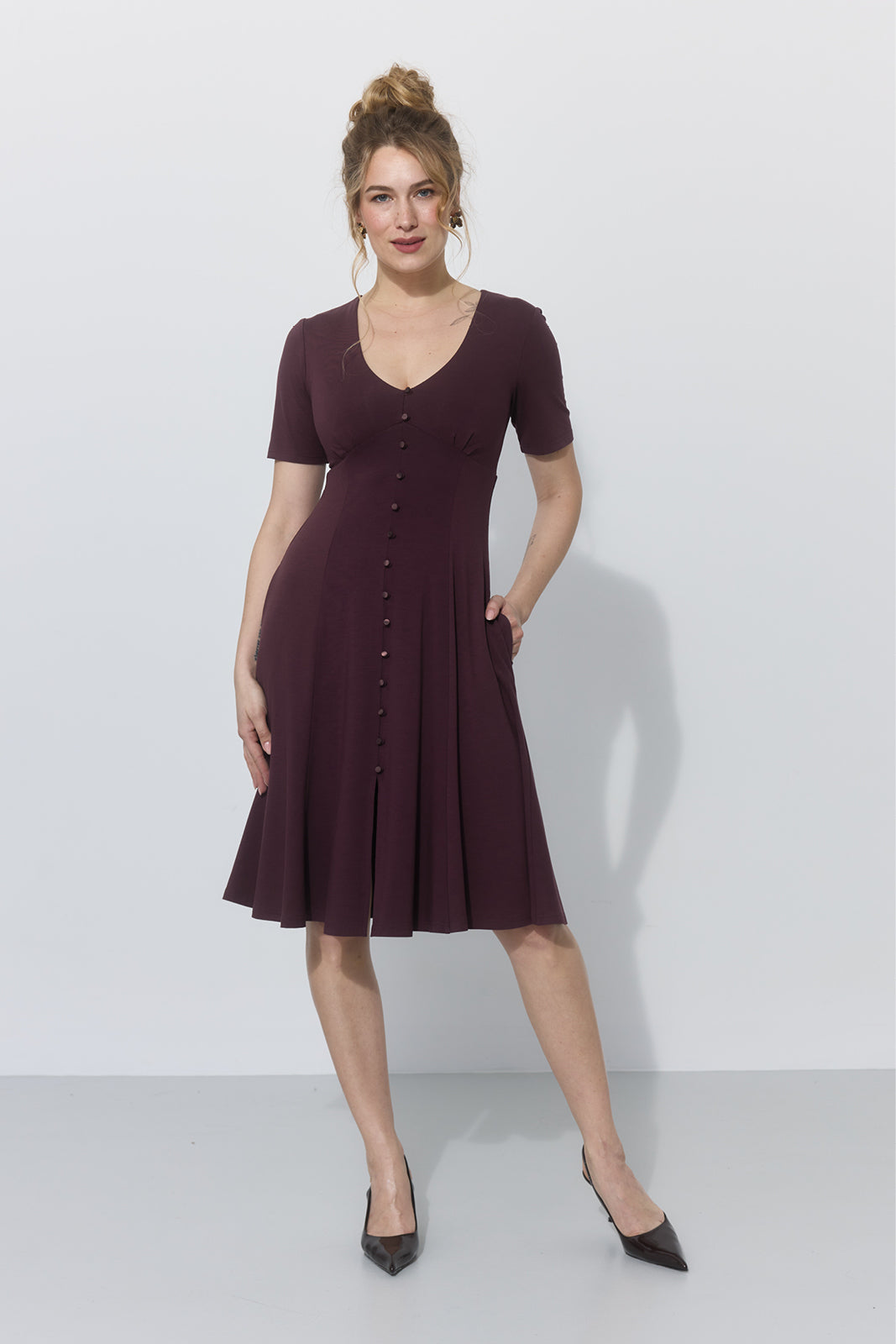 KINGA 175 cm linergistka, modelka sukienka XS