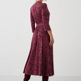 LIBERTY DRESS bloody leo print