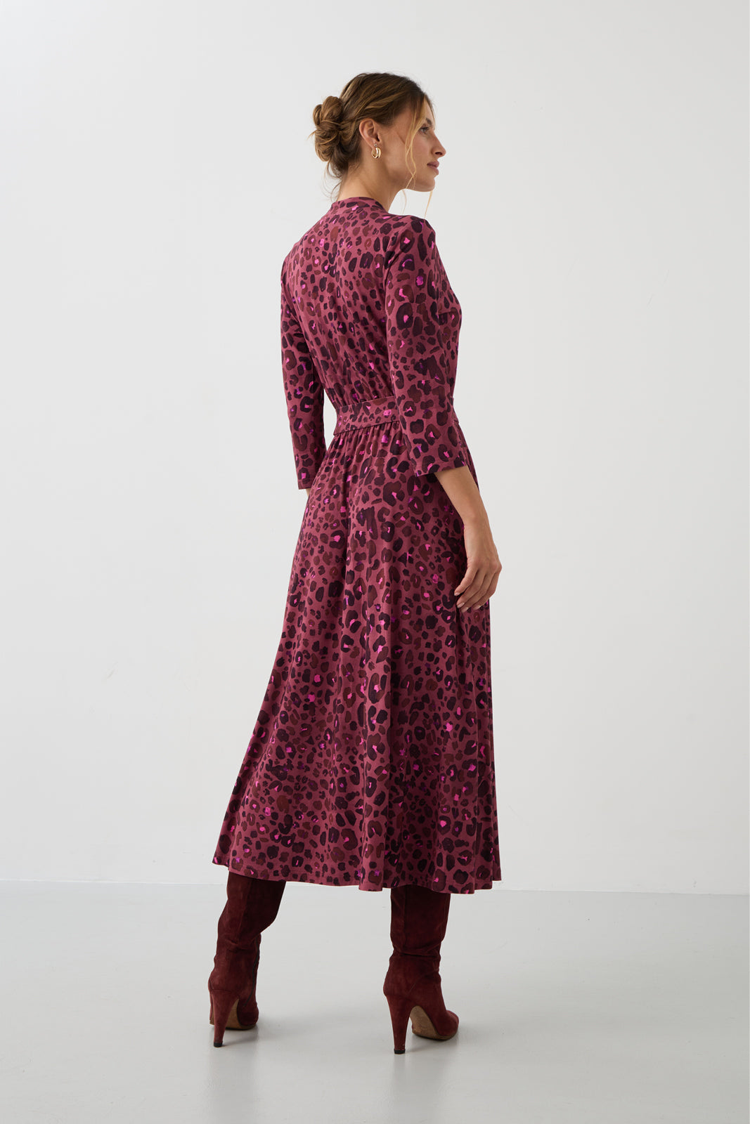 LIBERTY DRESS bloody leo print