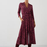 LIBERTY DRESS bloody leo print