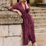 LIBERTY DRESS bloody leo print