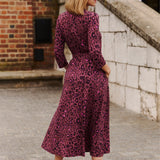 LIBERTY DRESS bloody leo print