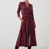 LIBERTY DRESS bloody leo print