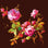 risk'n'roses brown print 