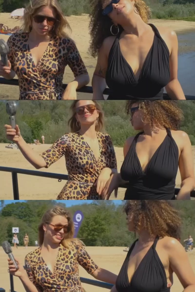 Sukienka CRAZY IN LOVE print wild leo