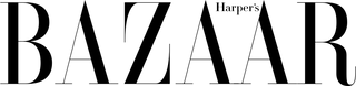 Logo Harper's Bazaar – elegancka czcionka, czarno-biały design